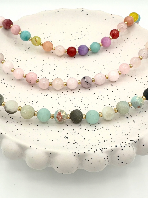 Custom Beaded Charm Necklace