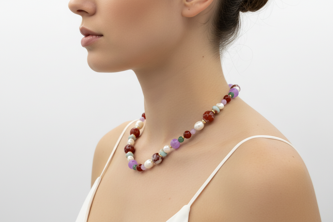 Red Bluff Beaded Necklace