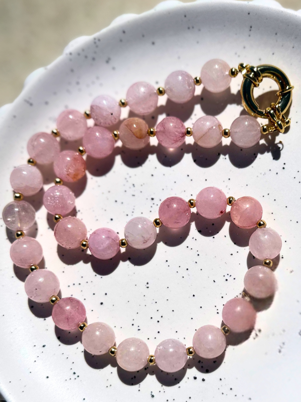 Custom Beaded Initial Necklace