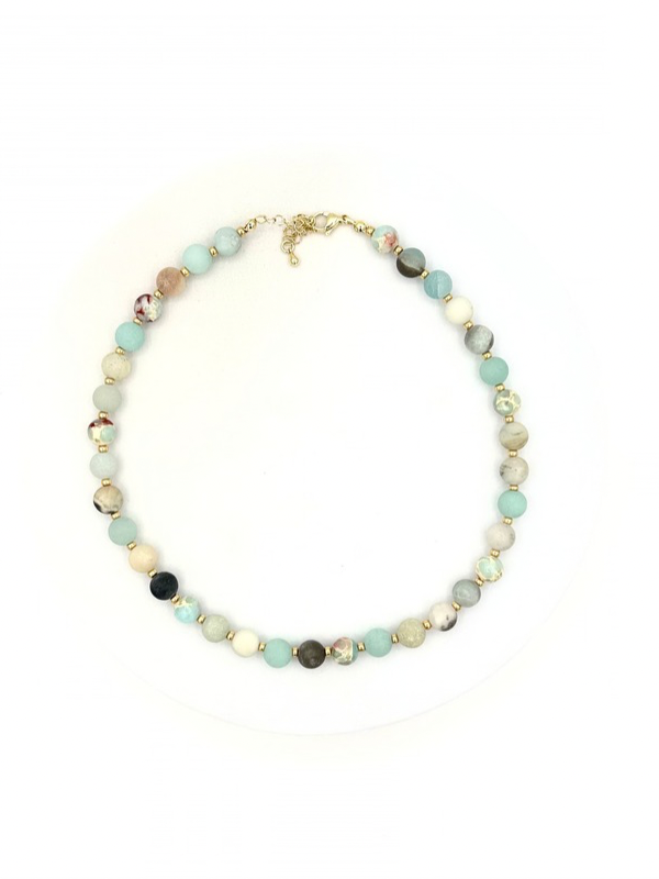 Custom Beaded Charm Necklace