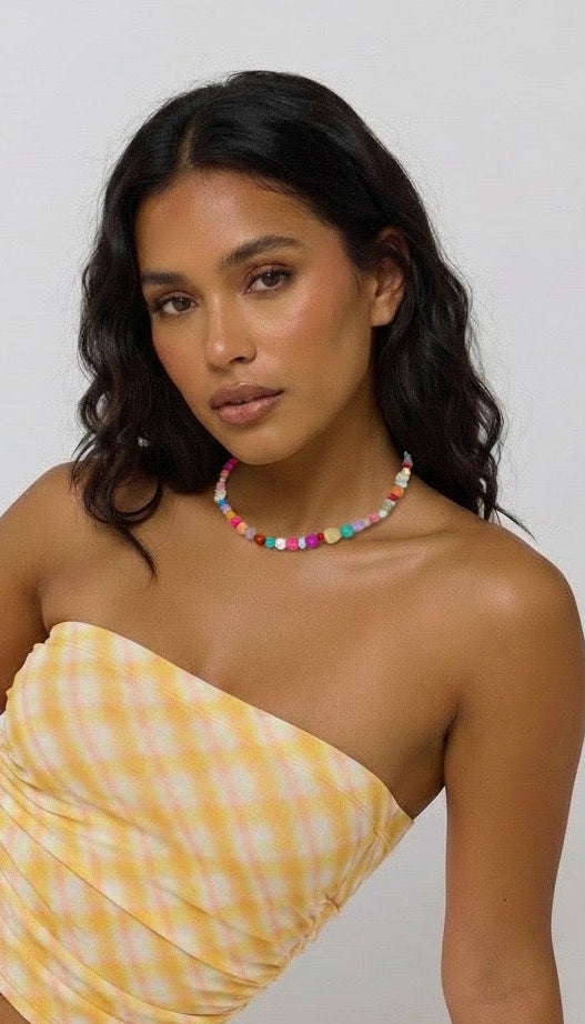 Parakeet Bay Beaded Necklace