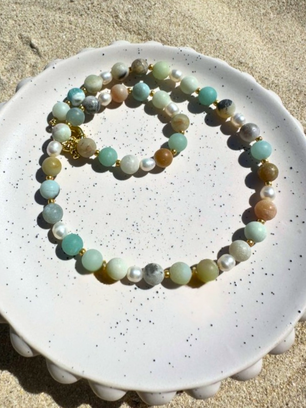 Ocean Beach Beaded Necklace