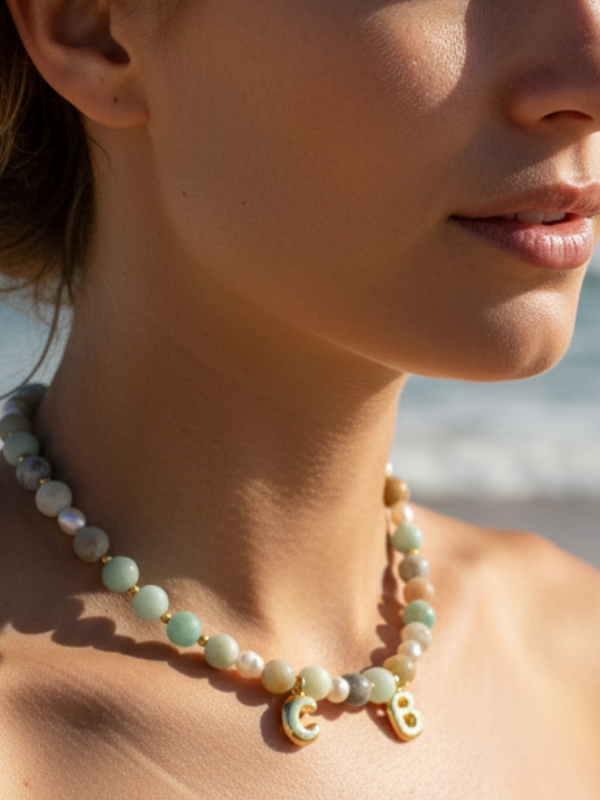 Ocean Beach Beaded Necklace